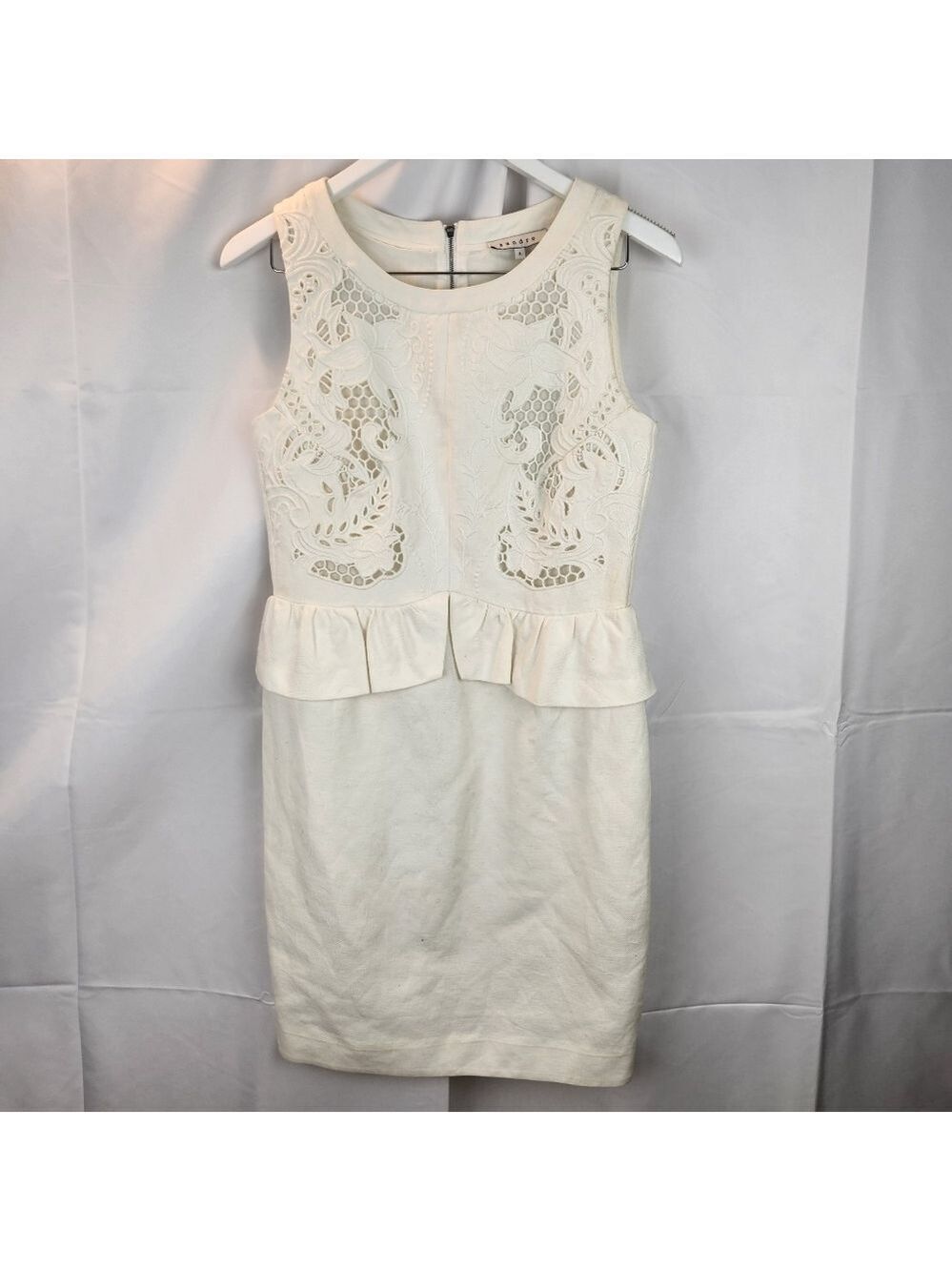 Sandro linen dress size 8(3) in EUC